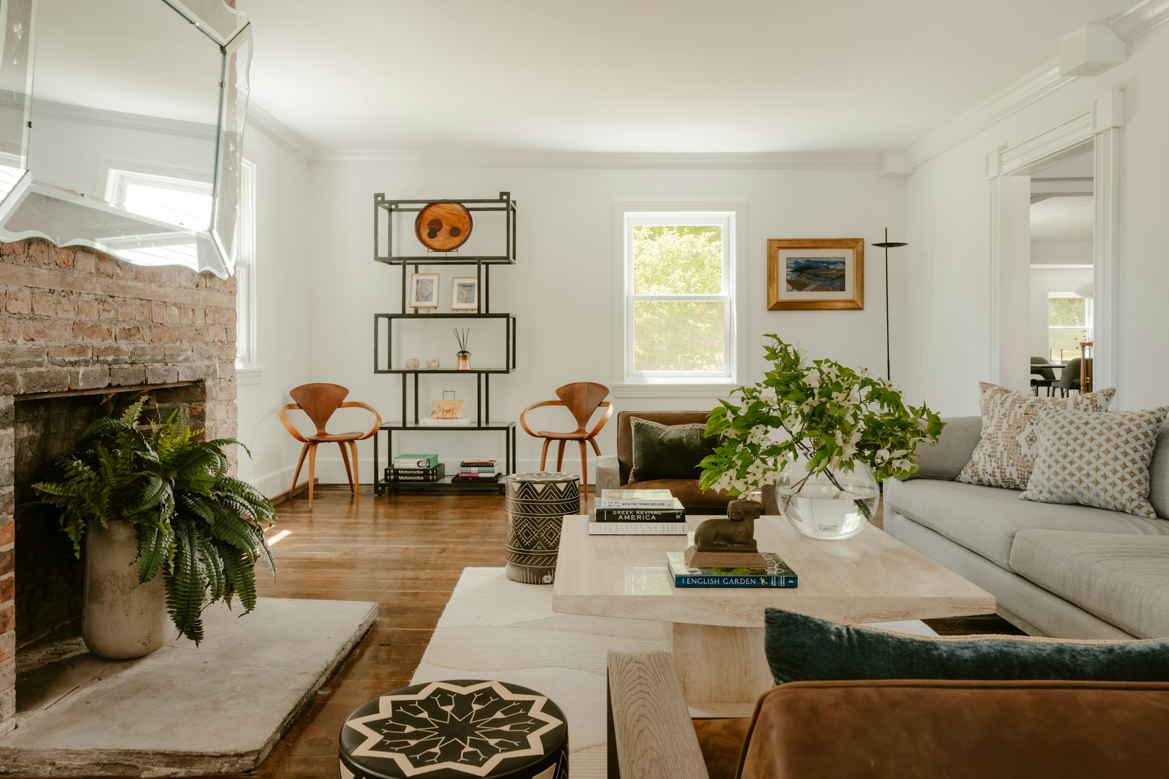 Living room in daylight